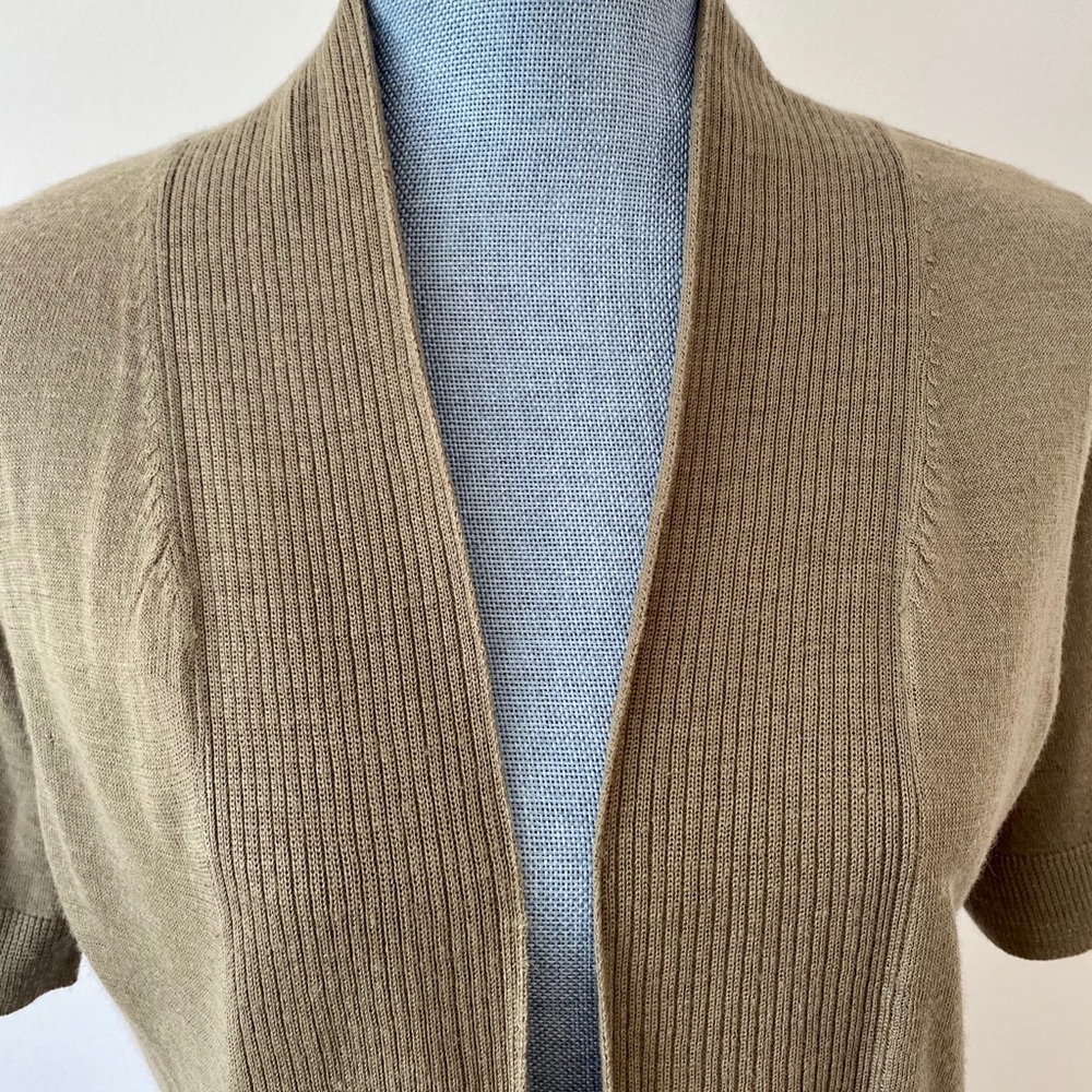PARKHURST Short sleeve open cardigan